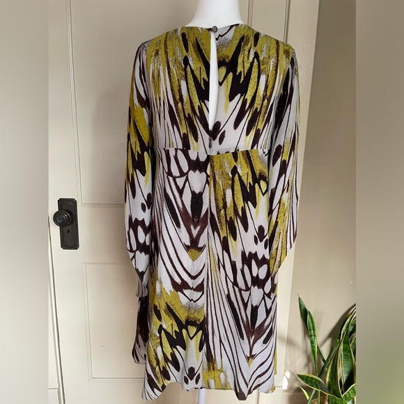 Anthropologie Leifsdottir Butterfly Silk Swing Dress - Picture 2 of 7